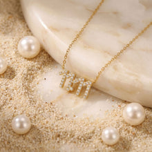 Carregar imagem no visualizador da galeria, 11:11 Angel Number Necklace Paved Cubic Zircon Manifestation Lucky Number Pendant Gold Dainty Chain Spiritual Women Jewelry
