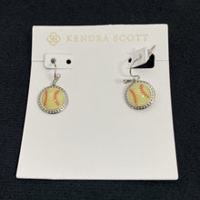 Load image into Gallery viewer, Sports Theme Dangle Earrings Soccer Basketball Volleyball Baseball Softball Game Day Fan Statement Earrings Jewelry Gift for Women Girls
