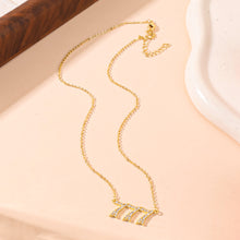 Carregar imagem no visualizador da galeria, Angel Number Necklace 111 222 333 777 Crystal Zircon Number Pendant Gold Chain Spiritual Lucky Charm Necklaces Women Jewelry With Message Card
