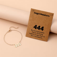 Carregar imagem no visualizador da galeria, Angel Number Bracelet 777 Stainless Steel Lucky Number Charm Spiritual Manifestation Dainty Bracelet
