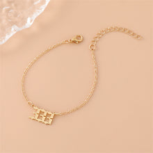 Carregar imagem no visualizador da galeria, Angel Number Bracelet 777 Stainless Steel Lucky Number Charm Spiritual Manifestation Dainty Bracelet
