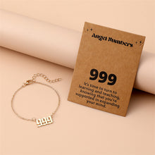 Carregar imagem no visualizador da galeria, Angel Number Bracelet 777 Stainless Steel Lucky Number Charm Spiritual Manifestation Dainty Bracelet
