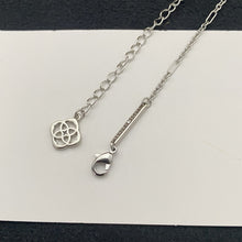 Load image into Gallery viewer, Etch Frame Oval Pendant Necklace for Women, Gold Plated Mixed Paperclip Chain Western Boho Jewelry Gift
