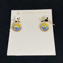 Load image into Gallery viewer, Sports Theme Dangle Earrings Soccer Basketball Volleyball Baseball Softball Game Day Fan Statement Earrings Jewelry Gift for Women Girls
