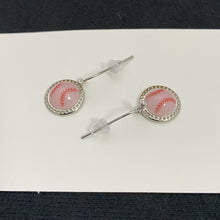 Load image into Gallery viewer, Sports Theme Dangle Earrings Soccer Basketball Volleyball Baseball Softball Game Day Fan Statement Earrings Jewelry Gift for Women Girls
