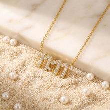 Carregar imagem no visualizador da galeria, 11:11 Angel Number Necklace Paved Cubic Zircon Manifestation Lucky Number Pendant Gold Dainty Chain Spiritual Women Jewelry
