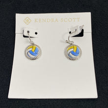 Load image into Gallery viewer, Sports Theme Dangle Earrings Soccer Basketball Volleyball Baseball Softball Game Day Fan Statement Earrings Jewelry Gift for Women Girls
