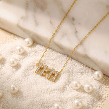 Carregar imagem no visualizador da galeria, 11:11 Angel Number Necklace Paved Cubic Zircon Manifestation Lucky Number Pendant Gold Dainty Chain Spiritual Women Jewelry
