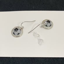 Load image into Gallery viewer, Sports Theme Dangle Earrings Soccer Basketball Volleyball Baseball Softball Game Day Fan Statement Earrings Jewelry Gift for Women Girls
