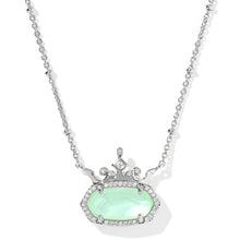 Carica l'immagine nel visualizzatore di Gallery, Princess Series Sparkling Crown Accent Short Pendant Necklace, Fashion Jewelry, Unique Gifts
