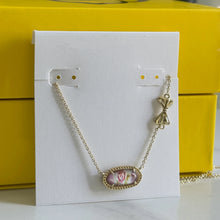 Load image into Gallery viewer, Love Shack Fancy Bow Blooming Heirloom Illusion Necklace for Women, Fashion Jewelry, Unique Gifts
