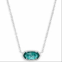Load image into Gallery viewer, London Blue Clear Glass Gemstone Pendant Necklace for Women, Fashion Jewelry, Unique Gifts

