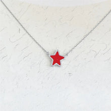 Load image into Gallery viewer, Silver Plated Small Jae Star Drusy Pendant Necklace, Fashion Jewelry for Women
