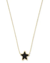 Carregar imagem no visualizador da galeria, Gold  Plated Small Star Drusy Pendant Necklace, Fashion Jewelry for Women
