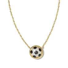 Load image into Gallery viewer, Soccer Necklace for Women, Football Fans Pendant Necklaces Team Gifts Game Day Jewelry
