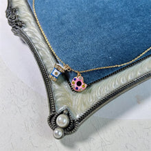 Carica l'immagine nel visualizzatore di Gallery, Cute Colorful Enamel AB Asymmetric Ice Cream Donut Cone Charm Necklace-Fun Fashion Jewelry Gift for Women Girls
