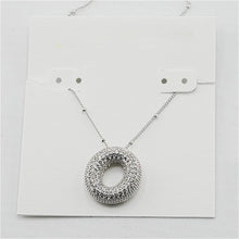 Lade das Bild in den Galerie-Viewer, Silver Letter Initial A-Z Short Pendant Necklace, Cubic Zirconia Inlaid, Fashion Jewelry, Unique Gifts

