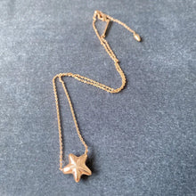 Carregar imagem no visualizador da galeria, Gold  Plated Small Star Drusy Pendant Necklace, Fashion Jewelry for Women

