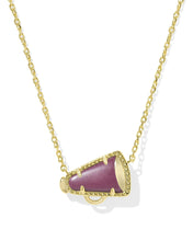 Load image into Gallery viewer, Cheer Megaphone Short Pendant Necklace in Mother-of-Pearl,Fashion Jewelry, Unique Gifts

