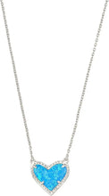 Load image into Gallery viewer, Heart Natural Crystal Gemstone Adjustable Pendant Necklace for Women, Fashion Jewelry
