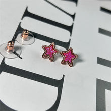 Carregar imagem no visualizador da galeria, Small Jae Star Drusy Stud Earrings for Women, Fashion Jewelry, Unique Gifts
