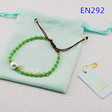 Load image into Gallery viewer, Boho Pearl &amp; Colorful Beaded Adjustable Cord Bracelet Set, Handmade Friendship Bracelets for Women
