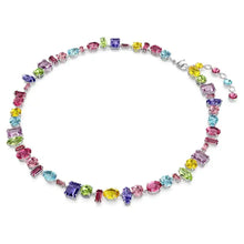 Carica l'immagine nel visualizzatore di Gallery, Candy Colorful Crystal Dopamine Unique Design Choker Necklace Bracelet Earrings Rings, Jewelry for Women Bridal Gift
