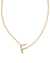 Cargar imagen en el visor de la galería, Gold Letter Initial A-Z Short Pendant Necklace in White Pearl, Fashion Jewelry, Unique Gifts
