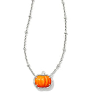 Charger l'image dans la galerie, Halloween Orange Small Pumpkin Spooky Mood Gemstone Pendant Necklace for Women, Fashion Jewelry, Unique Gifts
