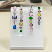 Carregar imagem no visualizador da galeria, Candy Colorful Imitation Crystal Dopamine Unique Design Choker Necklace Bracelet Earrings, Jewelry for Women Bridal Gift
