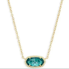 Load image into Gallery viewer, London Blue Clear Glass Gemstone Pendant Necklace for Women, Fashion Jewelry, Unique Gifts
