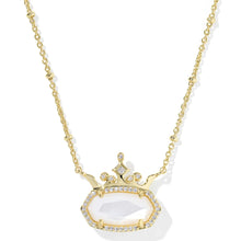 Carica l'immagine nel visualizzatore di Gallery, Princess Series Sparkling Crown Accent Short Pendant Necklace, Fashion Jewelry, Unique Gifts
