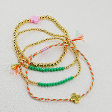Load image into Gallery viewer, Boho Multilayer Beaded Bracelet Set Colorful Seed Bead Cross Charm Braided Tassel Adjustable Bracelets Bohemian Jewelry
