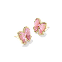 Lade das Bild in den Galerie-Viewer, Bow Stud Earrings in Carved Mother-of-Pearl, For Party Fashion Jewelry Gift Idea
