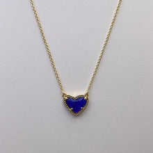 Load image into Gallery viewer, Heart Natural Crystal Gemstone Adjustable Pendant Necklace for Women, Fashion Jewelry
