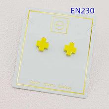 Cargar imagen en el visor de la galería, Fashion Jewelry New Colorful Cross Stud Earrings for Women Birthday Gifts, Unique Gift
