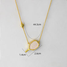 Charger l'image dans la galerie, Pickleball Short Pendant Necklace in Ivory Mother-of-Pearl,Fashion Jewelry,Unique Gifts
