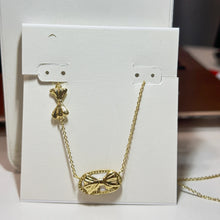 Load image into Gallery viewer, Love Shack Fancy Bow Blooming Heirloom Illusion Necklace for Women, Fashion Jewelry, Unique Gifts
