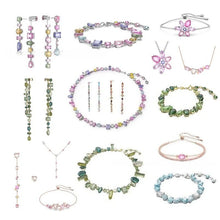 Carregar imagem no visualizador da galeria, Candy Colorful Imitation Crystal Dopamine Unique Design Choker Necklace Bracelet Earrings, Jewelry for Women Bridal Gift
