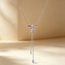 Load image into Gallery viewer, Silver Plated Cubic Zirconia Crystal Dragonfly Necklaces Earrings Bracelets Rings Bridal Wedding Jewelry for Women
