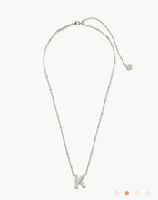Load image into Gallery viewer, Silver Letters A-Z Pendant Necklace for Women, Fashion Jewelry, Unique Gifts
