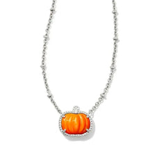 Charger l'image dans la galerie, Halloween Orange Small Pumpkin Spooky Mood Gemstone Pendant Necklace for Women, Fashion Jewelry, Unique Gifts
