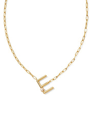 Cargar imagen en el visor de la galería, Gold Letter Initial A-Z Short Pendant Necklace in White Pearl, Fashion Jewelry, Unique Gifts
