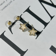 Carregar imagem no visualizador da galeria, Small Jae Star Drusy Stud Earrings for Women, Fashion Jewelry, Unique Gifts
