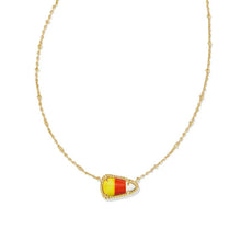 Load image into Gallery viewer, Halloween Candy Corn Short Pendant Necklace/Stud Earrings for Women, Fashion Jewelry, Unique Gifts
