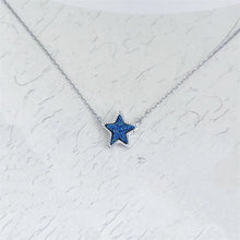 Load image into Gallery viewer, Silver Plated Small Jae Star Drusy Pendant Necklace, Fashion Jewelry for Women
