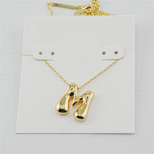 Cargar imagen en el visor de la galería, Gold Personalized Letter Initial A-Z Short Pendant Necklace, Gift for Mom Girlfriend Birthday Valentines Day
