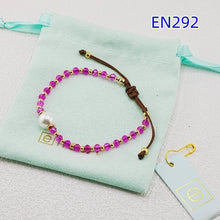 Load image into Gallery viewer, Boho Pearl &amp; Colorful Beaded Adjustable Cord Bracelet Set, Handmade Friendship Bracelets for Women
