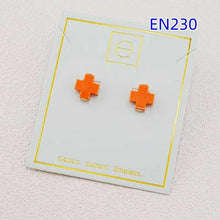 Cargar imagen en el visor de la galería, Fashion Jewelry New Colorful Cross Stud Earrings for Women Birthday Gifts, Unique Gift

