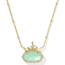 Carica l'immagine nel visualizzatore di Gallery, Princess Series Sparkling Crown Accent Short Pendant Necklace, Fashion Jewelry, Unique Gifts
